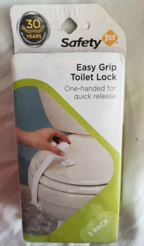 Safety 1st Easy Grip Toilet Lock 2 Pack  White #HS247