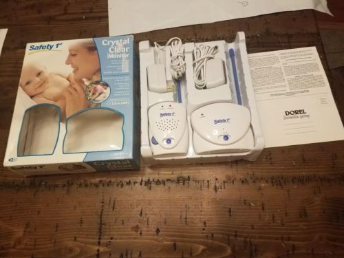 Safety 1st Crystal Clear Portable Baby Nursery Monitor Set unused In Box