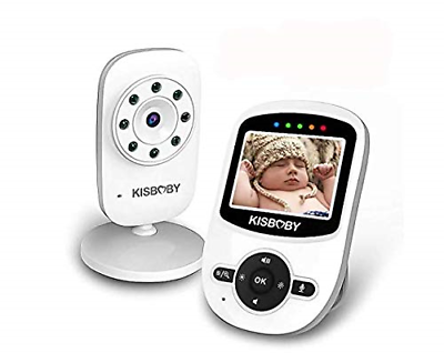 Baby Monitor Wireless Video Camera [Upgraded Version], Kisbaby Night Vision, Two