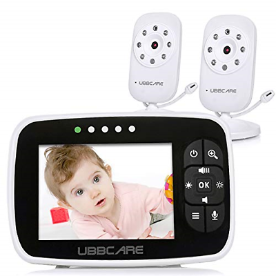 Home Video Baby Monitors with Two Camera and Audio 3.5