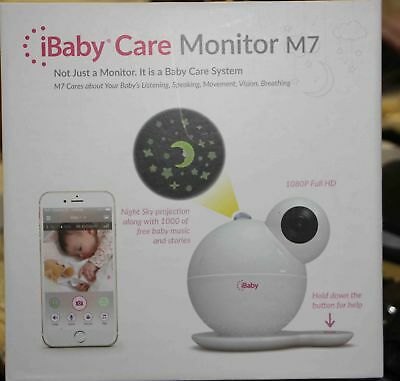 iBaby Care M7, Smart Wi-Fi enabled Digital Video Baby Monitor, 1080p Full HD NEW