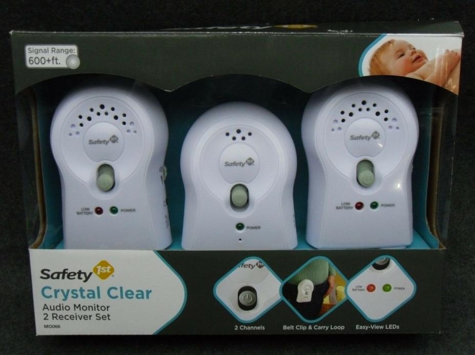 Safety 1st Crystal Clear Audio Monitor (2 RX), White