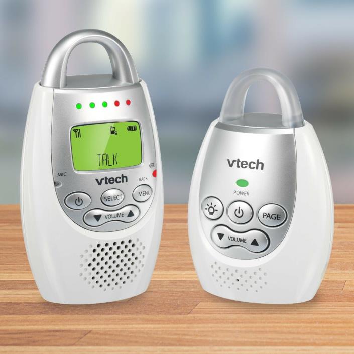 VTech Audio Baby Monitor with up to 1,000 ft of Range, Vibrating Sound-Ale