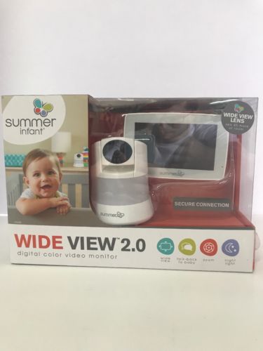Summer Infant Wide-View 2.0 Digital Video Monitor w/ Talk-Back and Night Vision