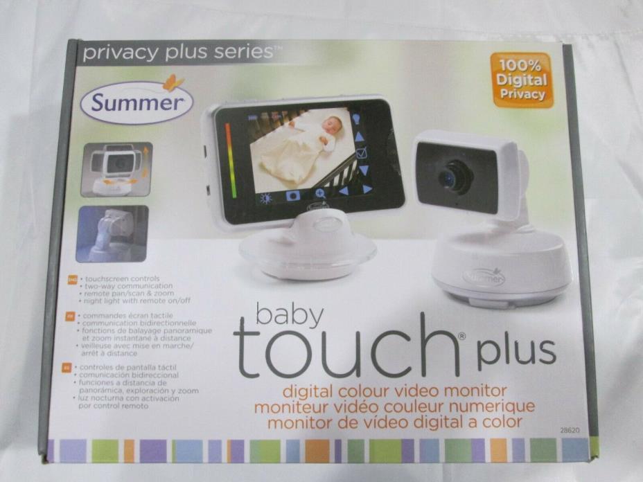 Summer Infant Baby Touch Plus Digital Color Video Baby Monitor USED W/ FREE GIFT