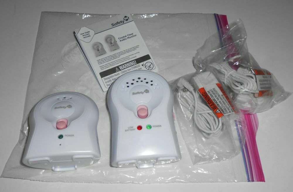 SAFETY 1ST BABY MONITOR CRYSTAL CLEAR AUDIO 49 MHZ 600 FT RANGE # MO065