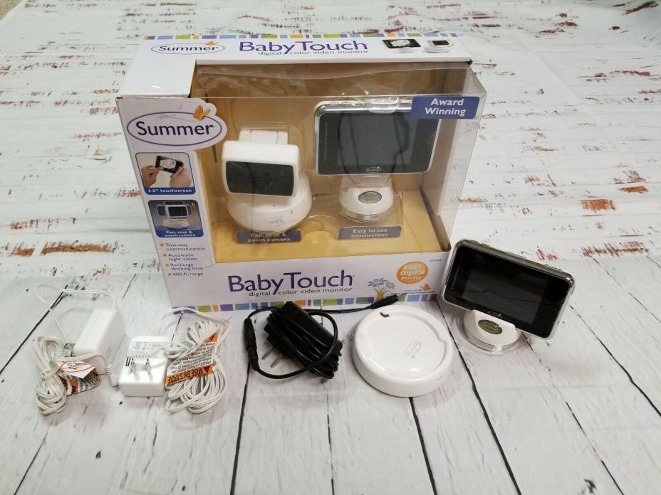 Summer Baby Touch Digital Color Video Monitor 02000Z With Extra Monitor &Charger