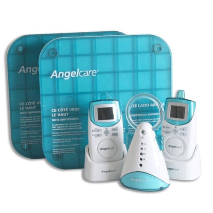 NEW Angelcare AC401 Breathing Movement Wired Sensor Pad Audio Monitor Complete