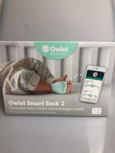 Owlet Smart Sock 2 Baby Heart Rate & Oxygen Level Health Monitor NEW in BOX