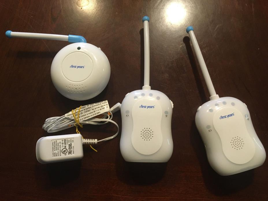 FIRST YEARS WIRELESS BABY MONITOR w/ TWO PARENT RECEIVERS-Y7569C