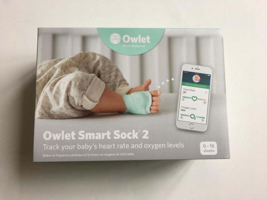 Owlet 980110448 Smart Sock 2 Baby Monitor