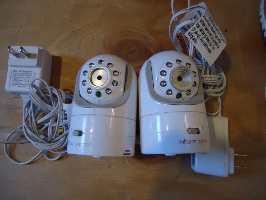 Infant Optics 2 Camers Dxr-8 Video Baby Monitors w/ 2 power supplies two video