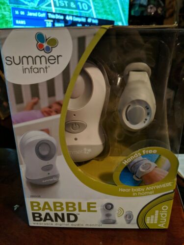 Summer Infant Babble Band Wearable Digital Audio Baby Monitor Range up to 800 Ft