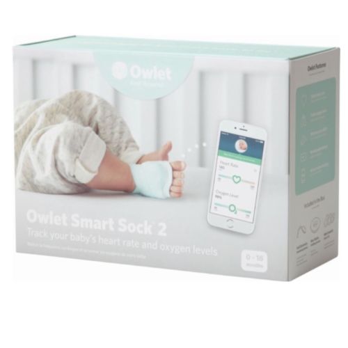 Owlet Smart Sock 2 Baby Heart Rate & Oxygen Level Health Monitor Reg $299.99