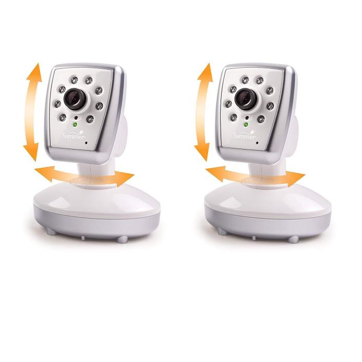 2x Summer Infant Side by Side Baby Video Monitor Replacement Camera #28970 + AC