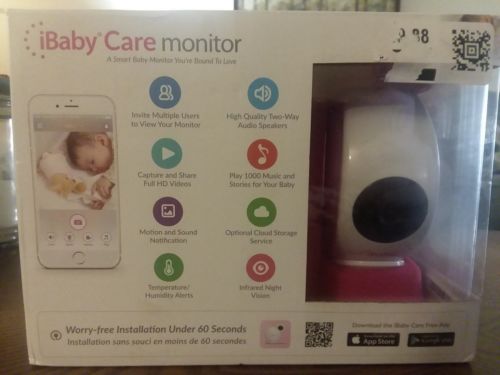NEW!! iBABY Care Monitor Smart Baby Monitor w/ Temp, Motion, Sound Notification