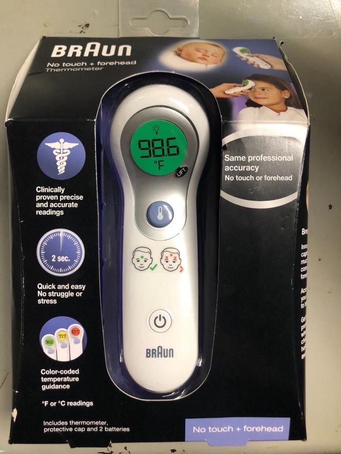 Braun NTF3000 No Touch Plus Forehead Digital Baby Child Thermometer