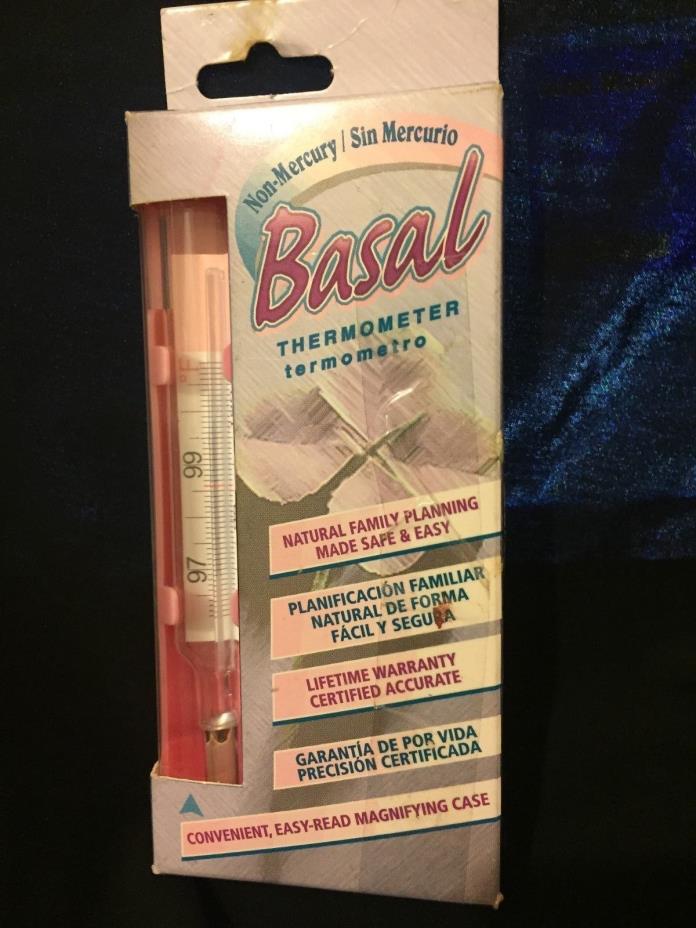 NIB** Basal Thermometer Mercury-Free by GERMATHERM**FREE SHIPPING!!