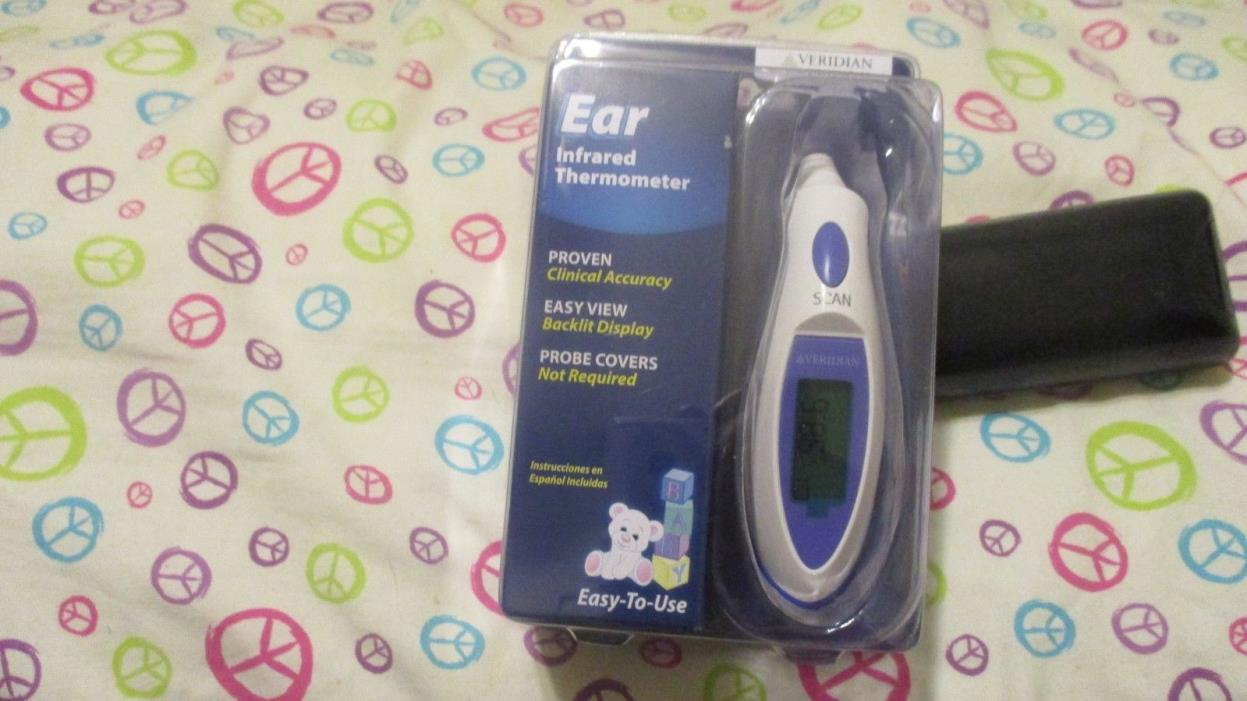 Veridian Infrared Baby Ear Thermometer Scan 1-Second Readout Infant NEW