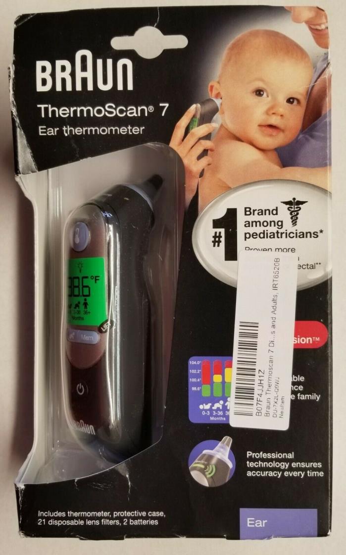 Braun Thermoscan 7 Digital Ear Thermometer Ear Thermometer IRT6520