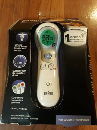 Braun NTF3000 Braun No Touch Plus Forehead Thermometer Quick & Easy