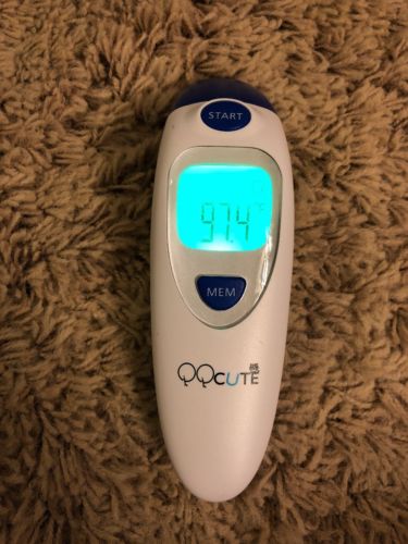 QQCute Digital Infrared Thermometer - FT-100A Blue/White