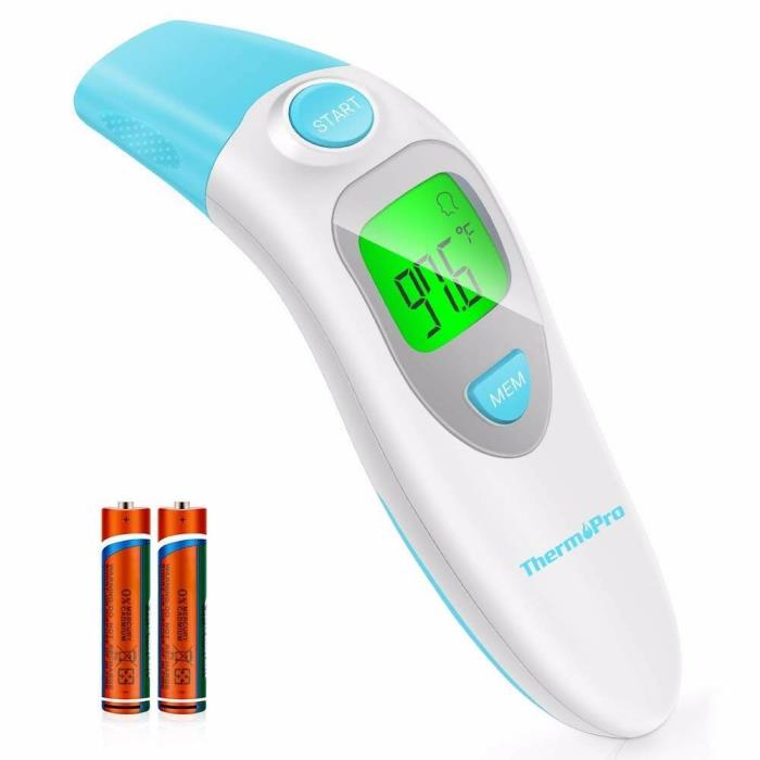 FDA ThermoPro Digital Medical Infrared Forehead and Ear Thermometer for Fever