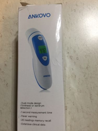 ANKOVO Medical Digital Infrared Forehead and Ear Thermometer