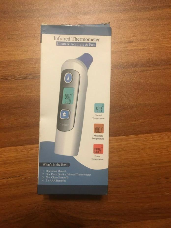 Cumbor Infrared digital thermometer for ear forehead and objects US seller