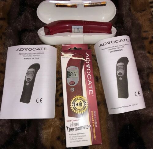 Brand NEW Advocate Non-Contract Infrared Thermometer Batteries Included