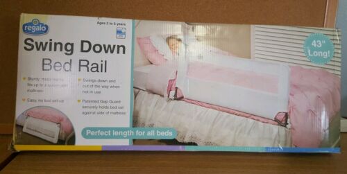 Regalo Swing Down Bed Rail Guard, with Reinforced Anchor Safety System