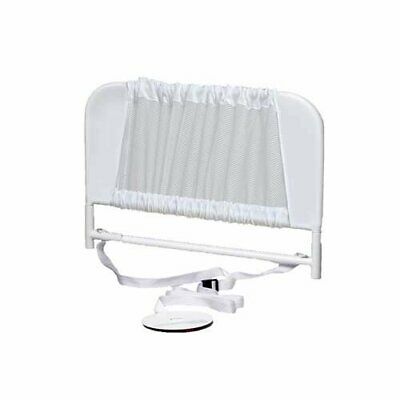 KidCo Convertible Mesh and Steel Telescopic Crib Bed Rail Guard, White (Used)