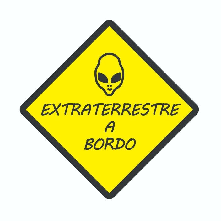 Alien On Board Decal&Sticker Combo, Spanish, LOW PRICE
