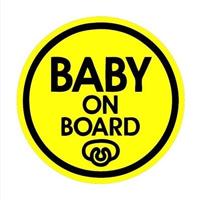TOTOMO Baby on Board Magnet Safety Caution Decal Sign Magnets for Cars Bumpers