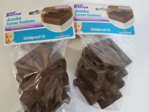 KidKusion Child Safety Corner Cushion Brown Kid Kusion x 2 Packs