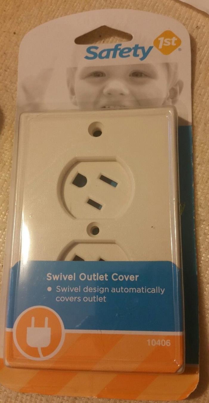 NEW Safety 1st Swivel Outlet Cover (White) Electrical Sockets Are Baby Proof