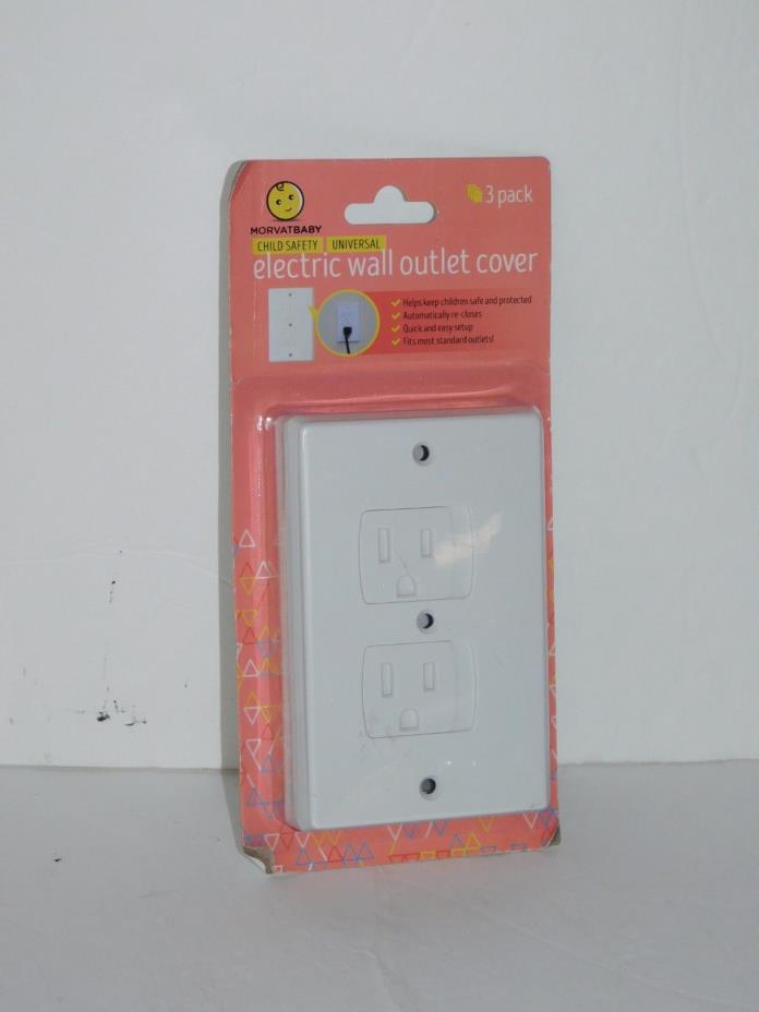 Electric Wall Outlet Cover 3 Pack Morvatbaby Child Baby Safety