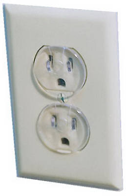 12-Pack Clear Outlet Child Safety Cap