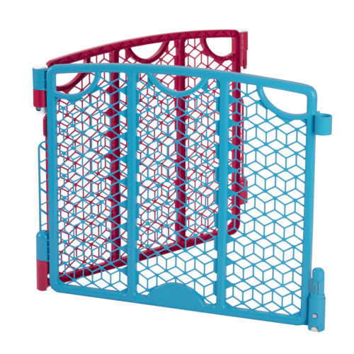 Evenflo Versatile Play Space Extension Set Kit 2 Panels Blue & Red New Open Box