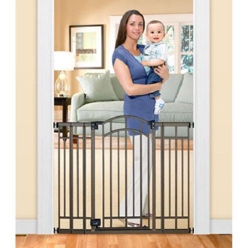 Home Safe Baby Pet Tall Gate Easy Step Auto Close Walk Through