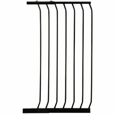 21" Extra Tall Chelsea Gate Extension, Black Indoor Safety Gates Baby