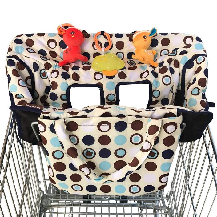 Crocnfrog 2-in-1 Shopping Cart Cover | High Chair Cover for Baby | Medium,NoBox
