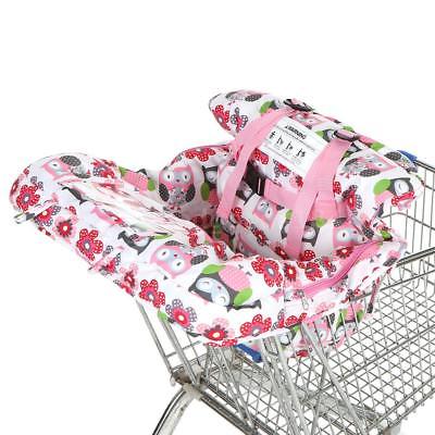Shopping Cart Cover High Chair Mat Baby Infant Toddler Cushion Shoulder Bag U6T8