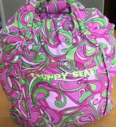 Floppy Seat Classic Plush Shopping Cart & Highchair Cover Pink Purple Green #