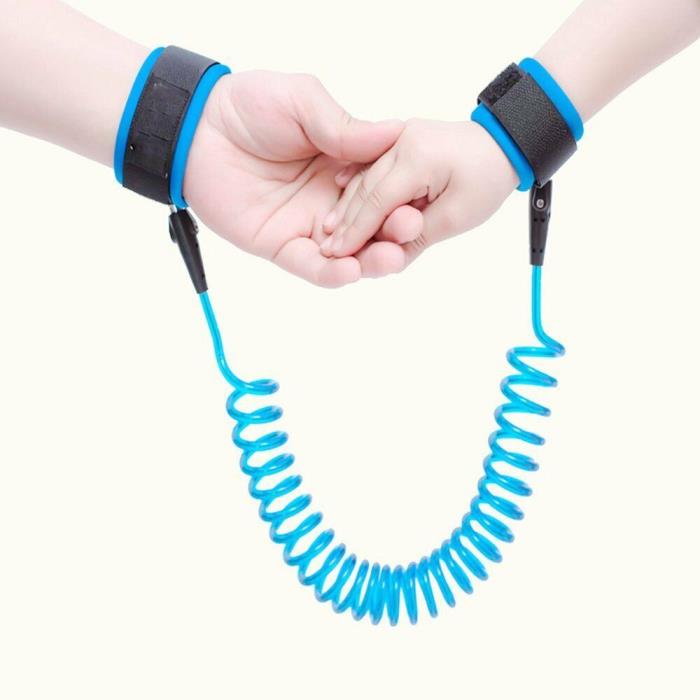 Anti Lost Wrist Link Traction Rope Bracelet Wristband Safety Harness Child Leash