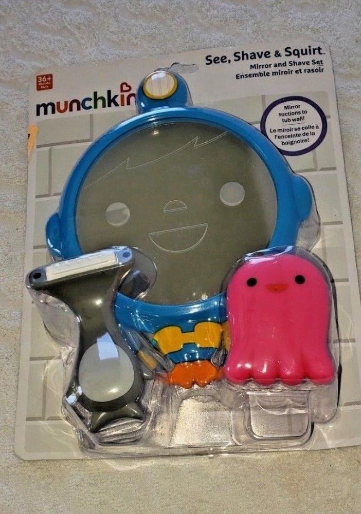 Munchkin See, Shave and Squirt Mirror Set Bath Toy