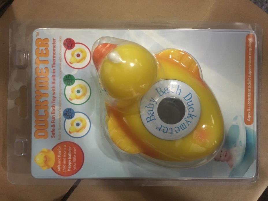 Duckymeter, the Baby Bath Floating Duck Toy and Bath Tub Thermometer