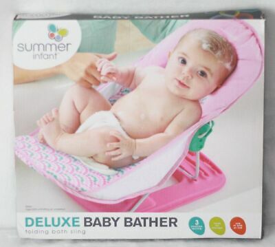 Deluxe Baby Bather Seat Chair Tub Summer Support Newborn Sink Bath Shower Stand