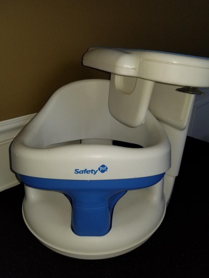Safety First 1st Tubside Swivel Baby Bath Tub Seat Chair Ring Bathtub + Arm Rest