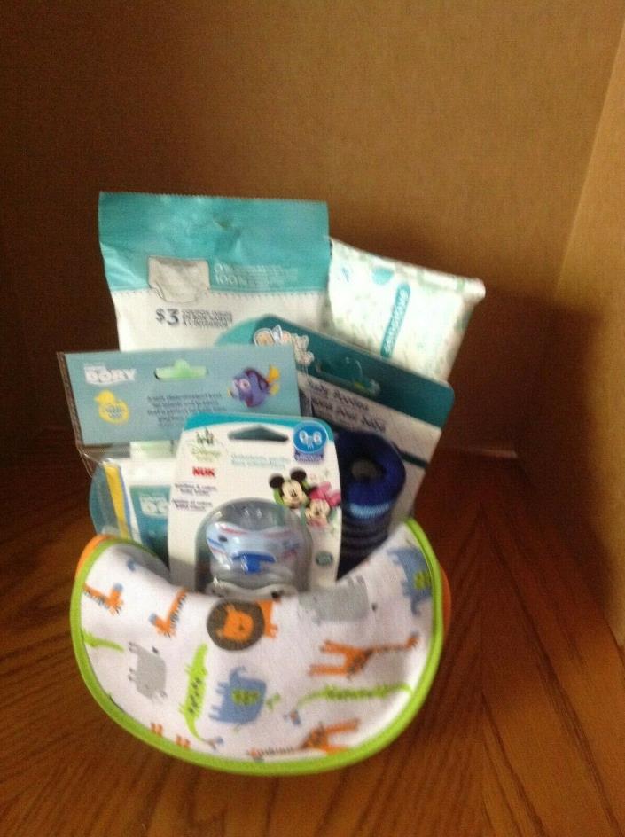 New Baby Boy Easter / Baby Shower Gift Basket